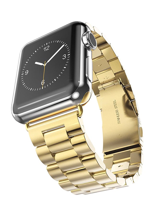 Replacement Watch Strap For Apple Watch Gold - Image 3
