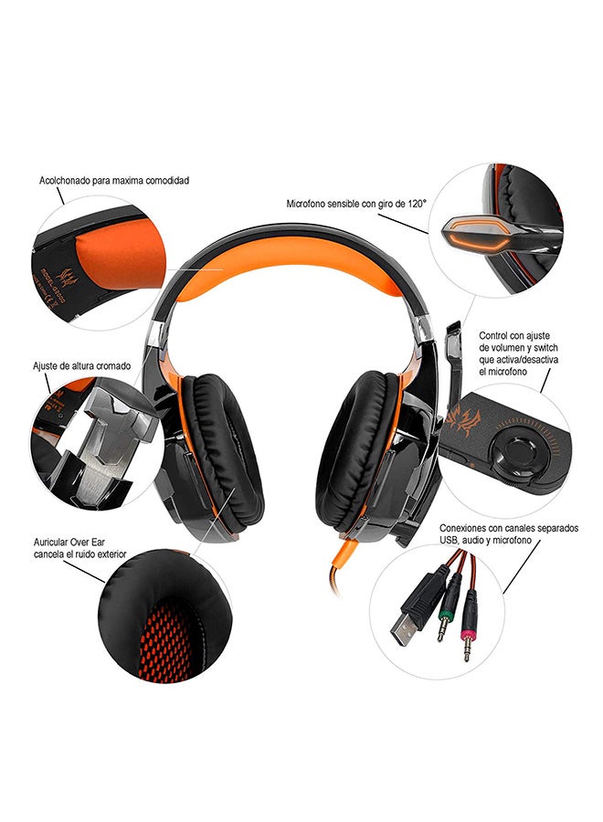 ZIDLI - Multi Function Over-Ear Gaming Wired Headphones For PS4/PS5/XOne/XSeries/NSwitch/PC - Image 1