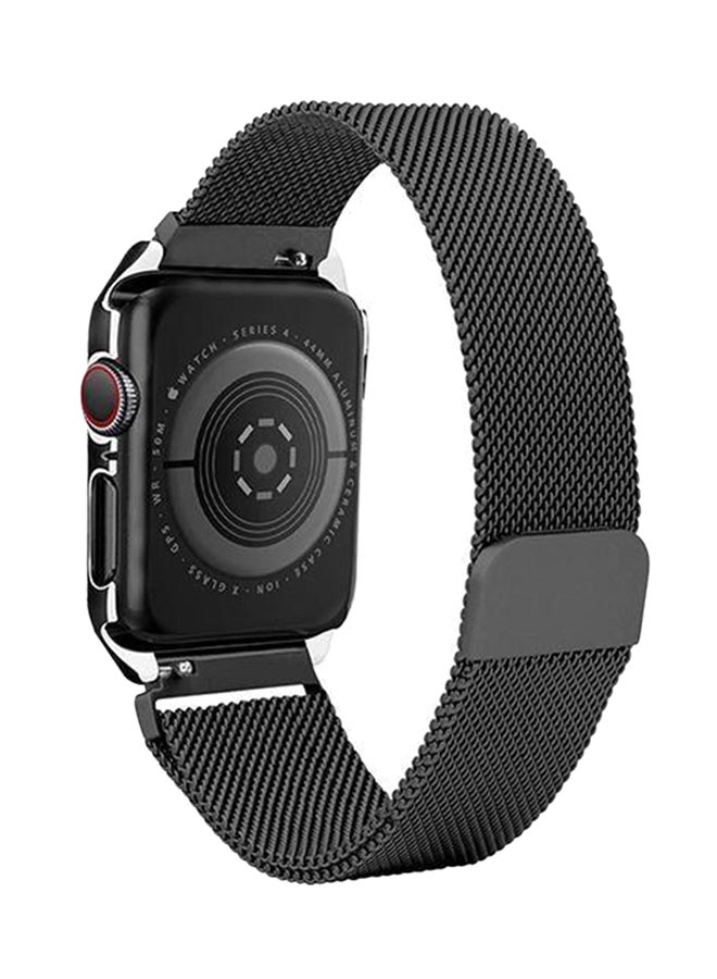 Stainless Steel Watchband Black - Image 2