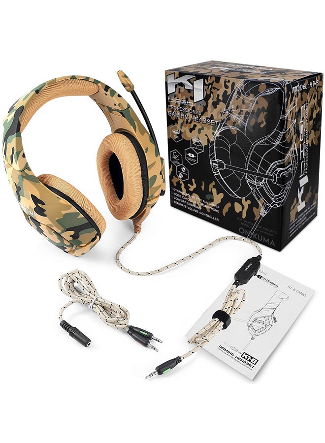 أونيكوما سماعة رأس سلكية للألعاب بتصميم يغطي الأذن مزودة بميكروفون لأجهزة بلايستيشن 4/ بلايستيشن 5/ إكس بوكس ون/ إكس بوكس سيريس إكس/ نينتندو سويتش/ جهاز الكمبيوتر - Image 4