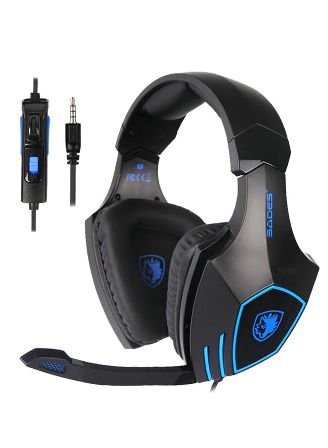 Over-Ear Wired Gaming Headphone With Microphone For PlayStation 4