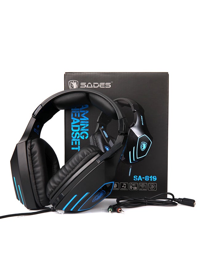 Over-Ear Wired Gaming Headphone With Microphone For PlayStation 4