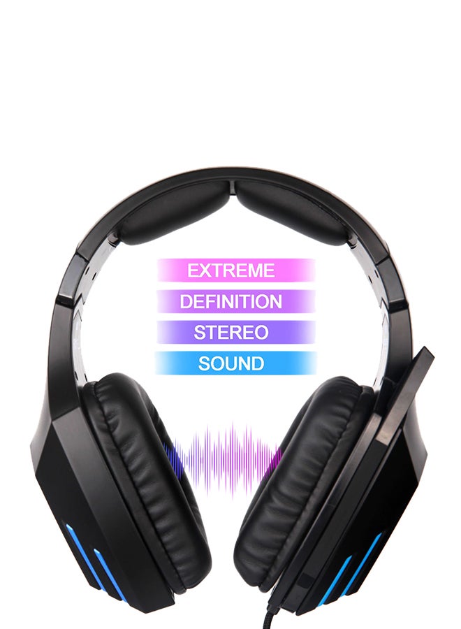 Over-Ear Wired Gaming Headphone With Microphone For PlayStation 4