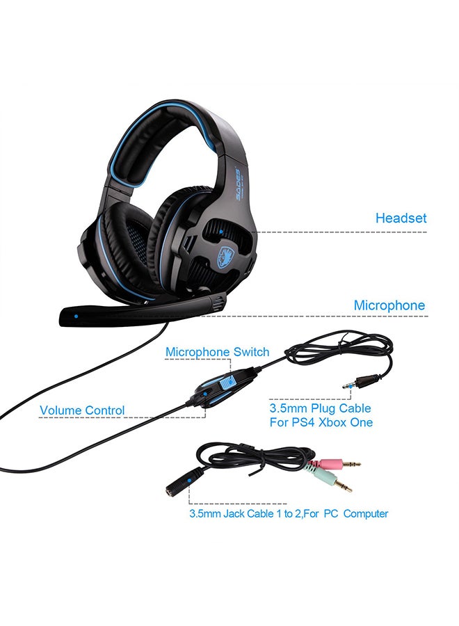 Stereo Over-Ear Gaming Headset With Mic For PlayStation 4 - v1566532123/N21798922A_8