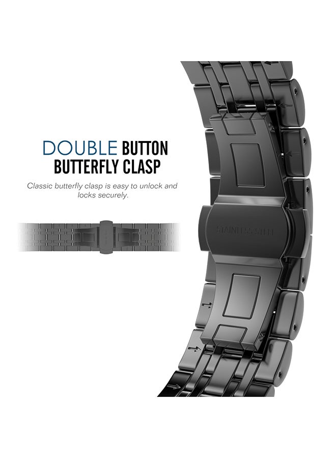Caidishi - Replacement Band For Apple Watch Series 3/2/1 Black - Image 1