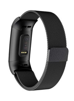 Fitness Tracker Replacement Band For Fitbit Charge 3 Milanese Black - v1566532233/N26649857A_5