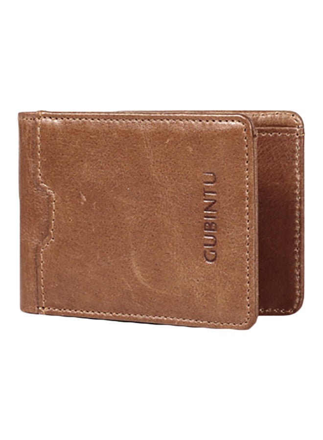 GUBINTO Leather Money Clip Wallet Brown - Image 4