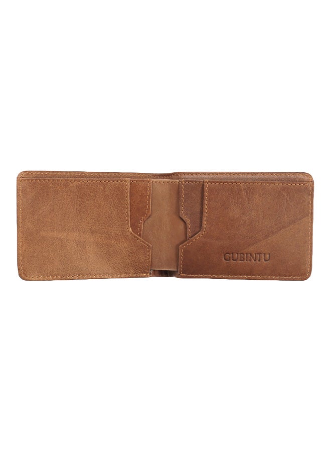 GUBINTO Leather Money Clip Wallet Brown - Image 2