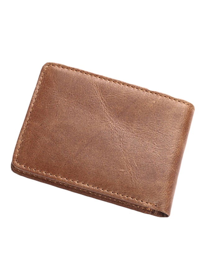 GUBINTO Leather Money Clip Wallet Brown - Image 3