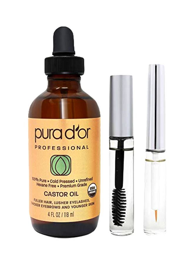 بيورا دور مجموعة سيروم للرموش من زيت الخروع شفاف - Image 1