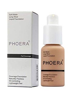 Phoera Oil Control Concealer Foundation Cream 104 Buff Beige  - Image 1