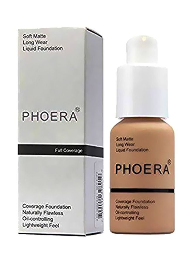 Phoera Naturally Flawless Coverage Foundation 102 Nude - Image 1