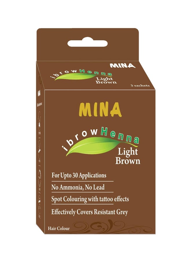 Mina - Eyebrow Henna Light Brown - Image 1