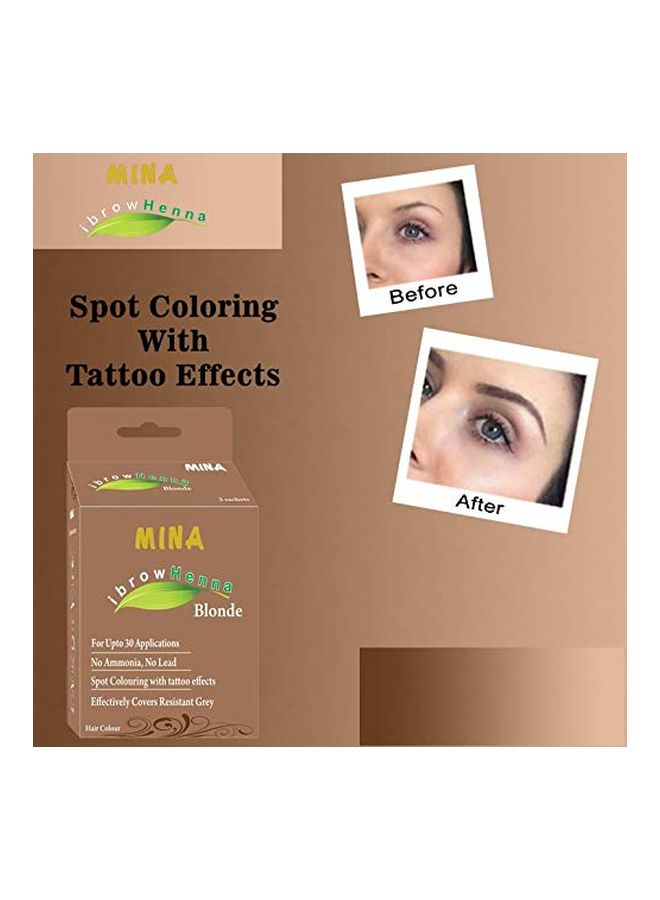 Mina - Eyebrow Henna Powder Blonde - Image 1