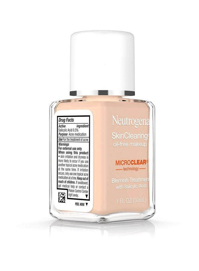 Neutrogena - SkinClearing Makeup Liquid Foundation 50 Soft Beige - Image 1