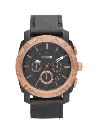 FOSSIL men Machine Chronograph Watch FS4656IE 42 mm Brown