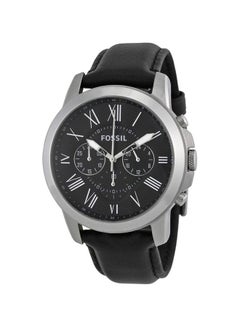 FOSSIL Men's Grant Chronograph Watch FS4812 - 44 mm - Black  - Image 1