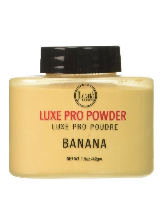J.Cat Beauty Luxe Pro Powder LPP101 Banana