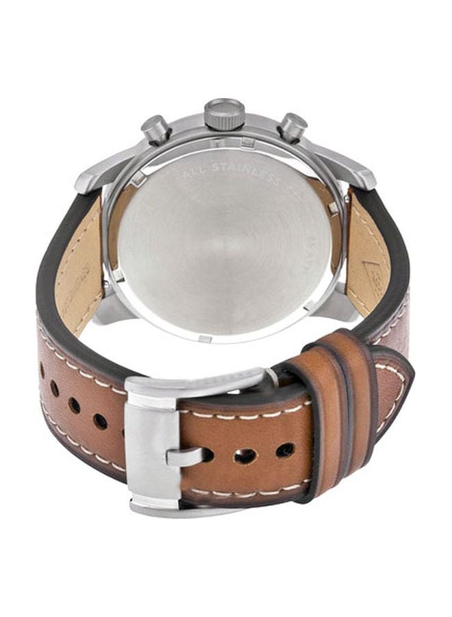 فوسيل ساعة يد كرونوجراف بايلوت 54 مقاومة للماء طراز FS5144 للرجال - Image 2