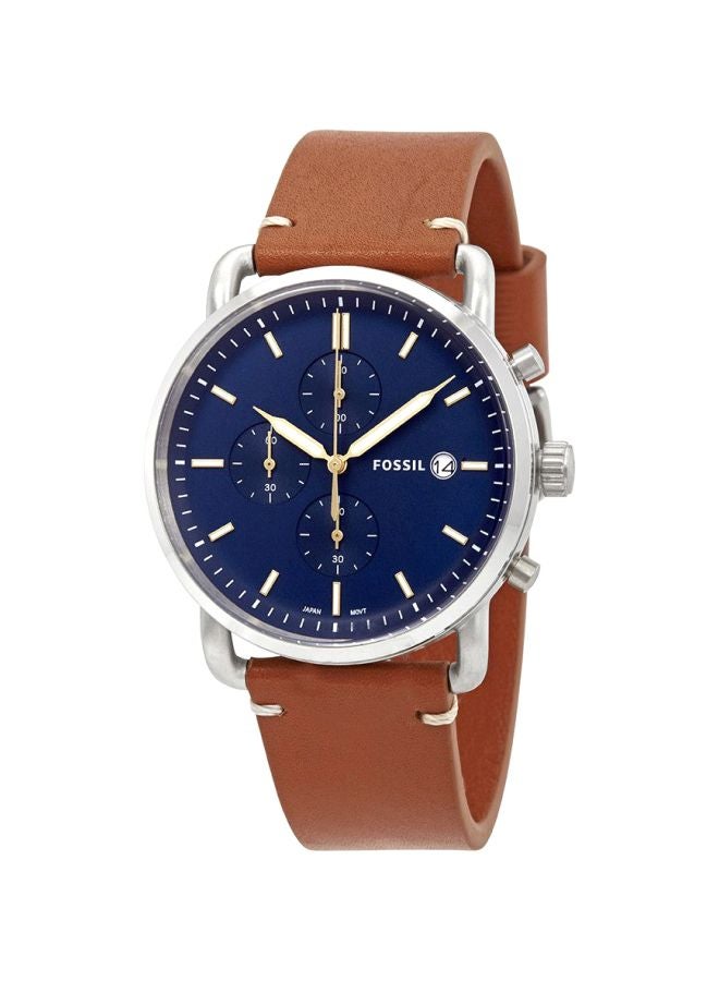 FOSSIL - Men's Leather Chronograph Watch FS5401 - Image 1