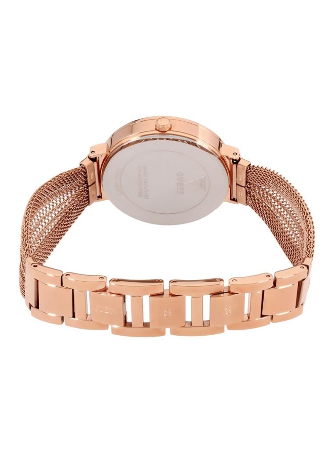 GUESS Women's Chiffon Water Resistant Analog Watch W1083L3 - Image 2