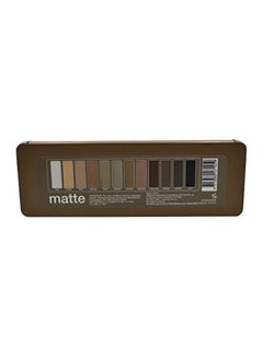 BYS 12-Shade Matte Eyeshadow Palette Nude And Smoke  - Image 2