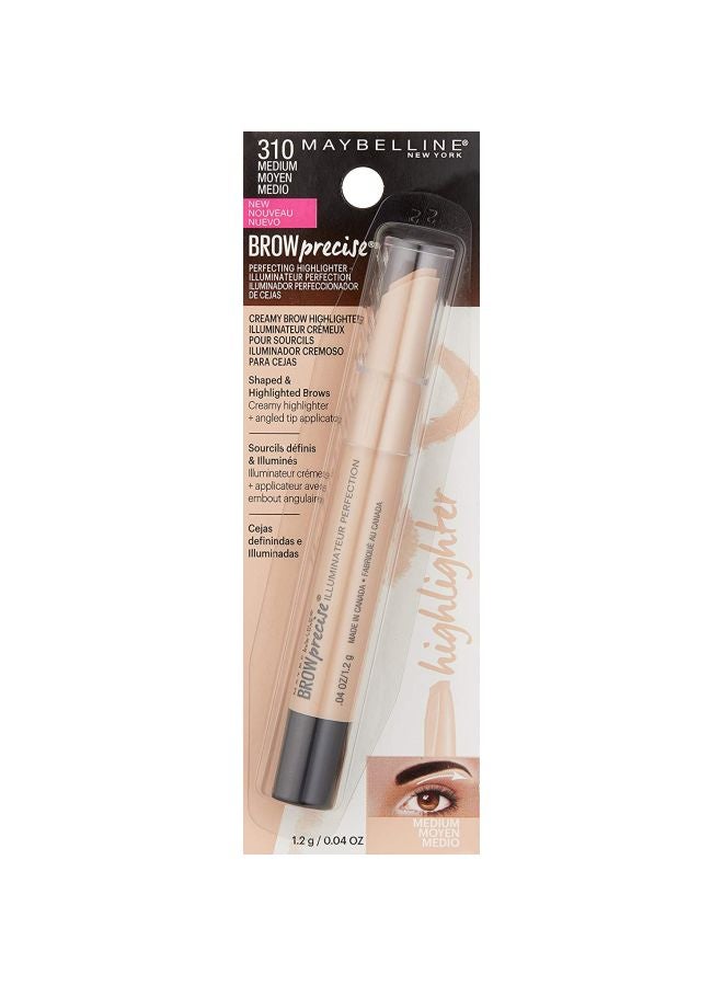 MAYBELLINE NEW YORK - Brow Precise Perfecting Eyebrow Highlighter Medium - Image 1