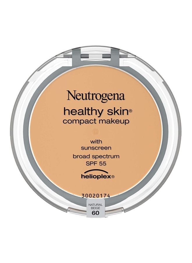 Neutrogena - Healthy Skin Compact Makeup Foundation Powder Broad Spectrum SPF55 Natural Beige 60 - Image 1