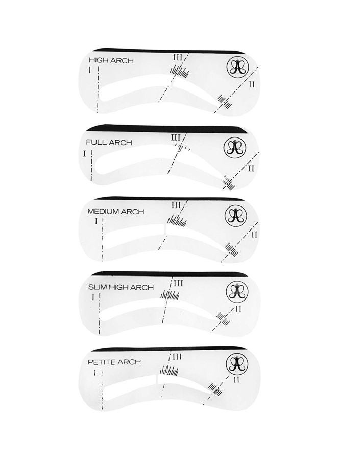 ANASTASIA BEVERLY HILLS 5-Piece Stencil Set Black - Image 1