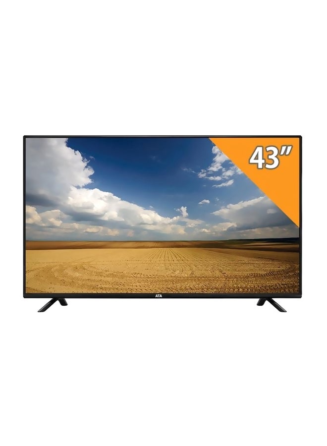 اي تي اي تلفزيون LED عالي الوضوح بالكامل مقاس 43 بوصة AT933EL01WIMMNAFAMZ-10113269 أسود - Image 1