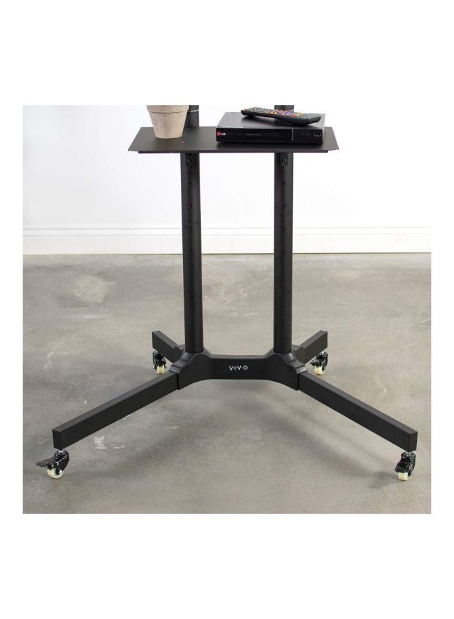 Generic - Rolling TV Cart With Mobile Stand Black - Image 1