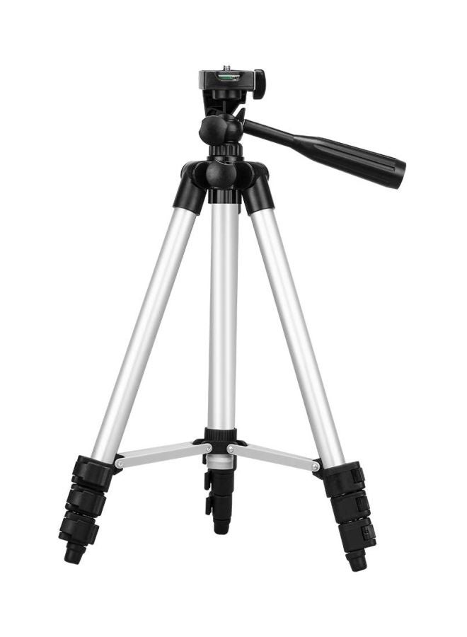 Portable Tripod Stand Silver/Black - Image 1