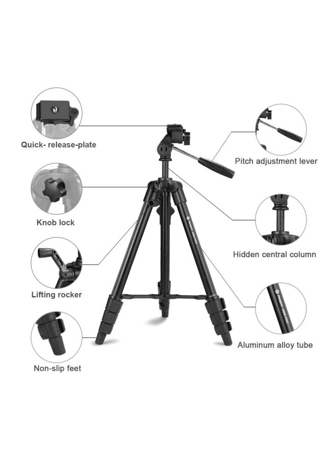 Camera And Mobile Tripod Black