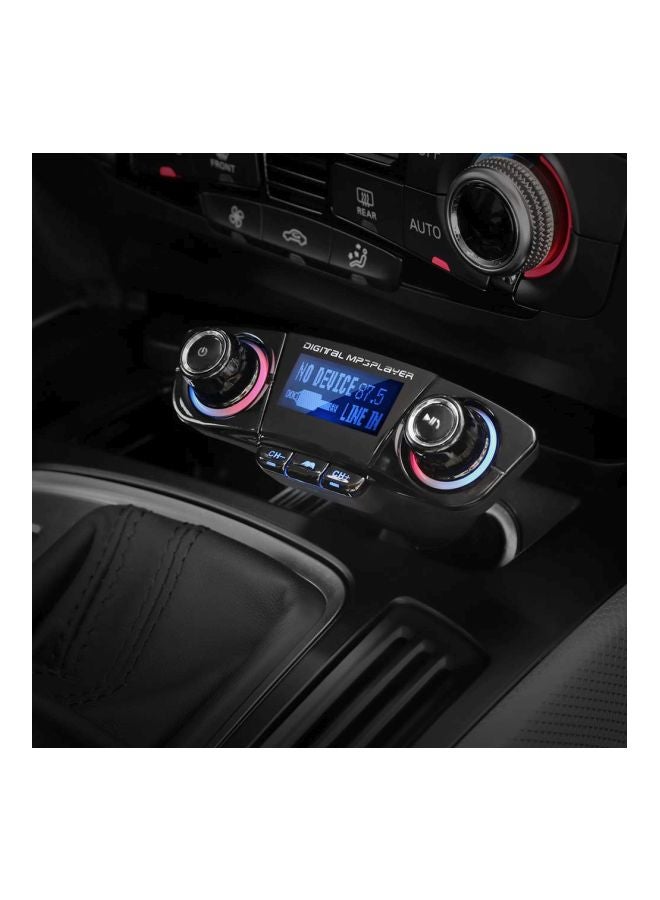 Car Bluetooth FM Transmitter MP3 Player YChoice365 Black/Grey - Image 3