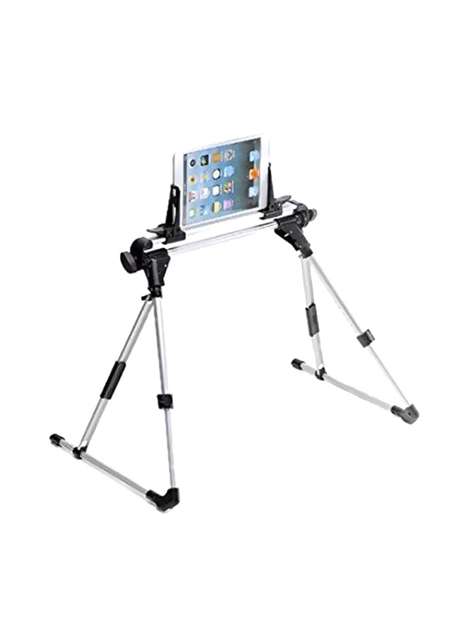 Adjustable Tablet Mount Holder Silver/Black - Image 1