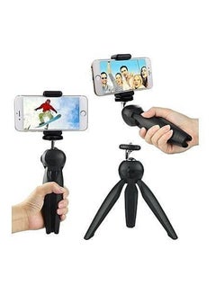 Yunteng Tripod Stand With Phone Holder Black/Red  - Image 2