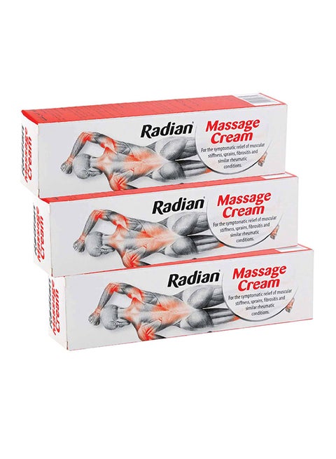 3-Piece Massage Cream, 100g