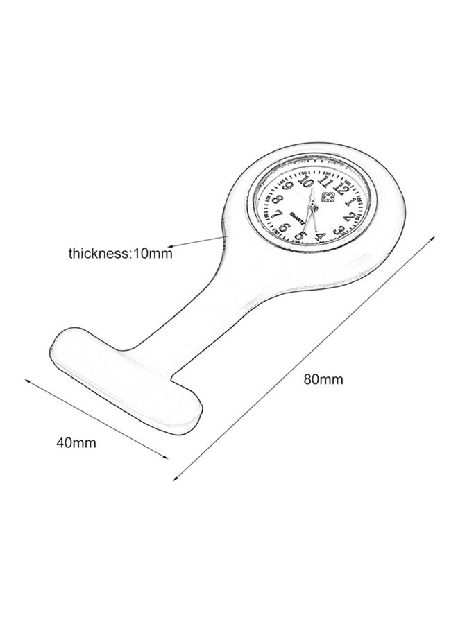 LESHP - Silicone Gel Nurse Analog Pocket Watch JEC001206 - Image 1