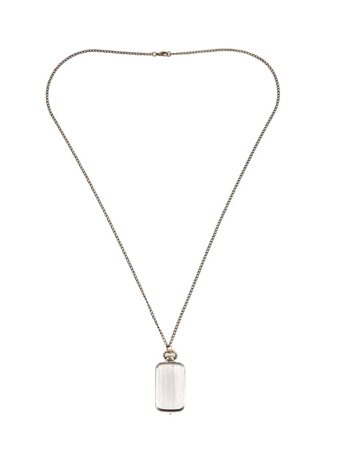 ليشب ساعة جيب بعقارب عتيقة بنطاق زمني مزدوج طراز ZG518000 للرجال - Image 2