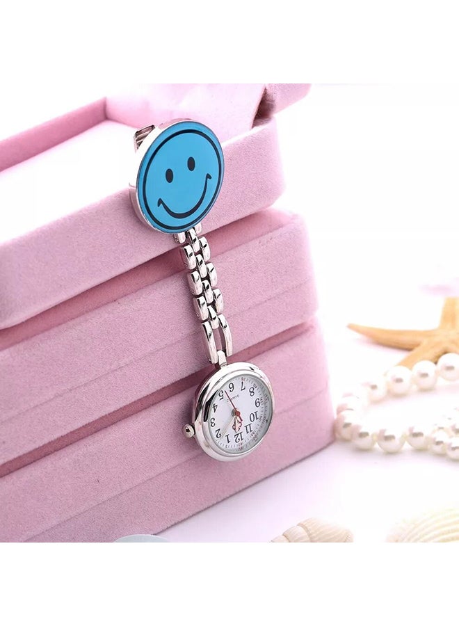 ليشب ساعة جيب بعقارب مقاومة للماء بتصميم وجه مبتسم طراز ZG53605 للنساء - Image 5
