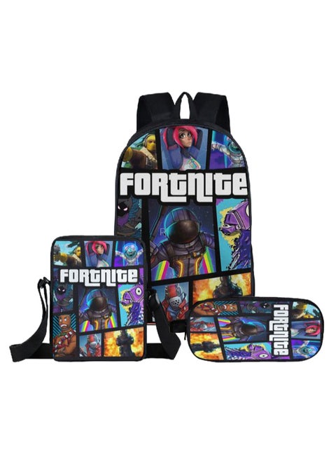 Generic 3-In-1 Fortnite Series School Backpack Multicolour Best
