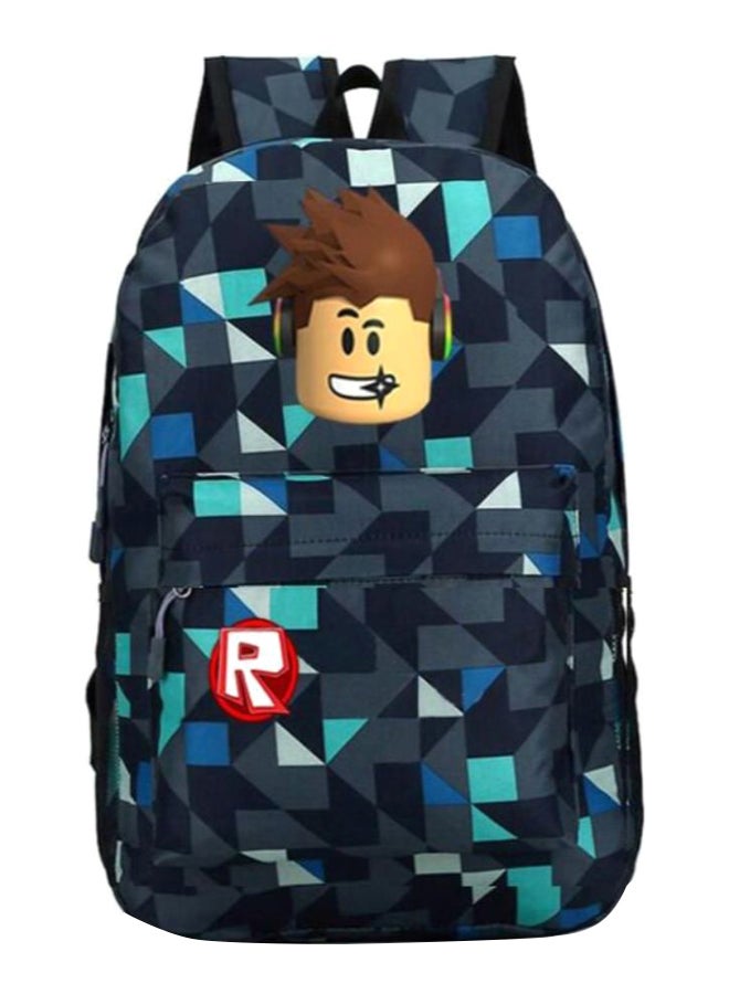 حقيبة ظهر مدرسية بتصميم من لعبة "Roblox" متعدد الألوان