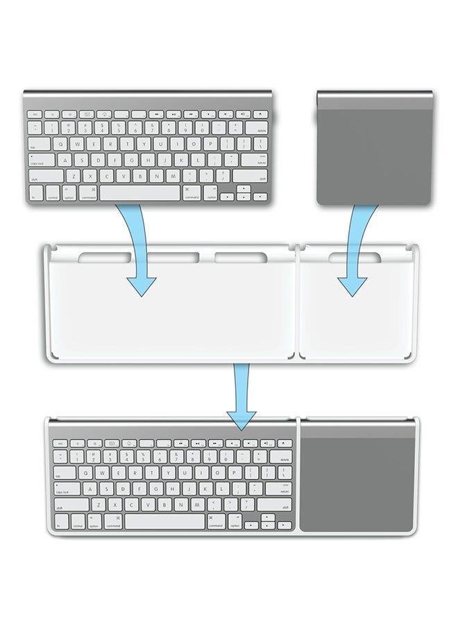 Henge Docks - Clique For Apple Wireless Keyboard/Magic Trackpad White - Image 1