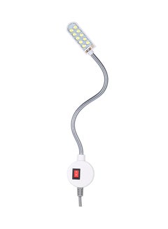 LED Sewing Machine Light Lamp Magnetic Fixed Base Flexible 360°Rotating Gooseneck Design White