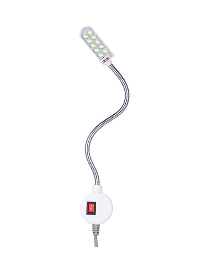 Generic - LED Sewing Machine Light Lamp Magnetic Fixed Base Flexible 360°Rotating Gooseneck Design White - Image 1