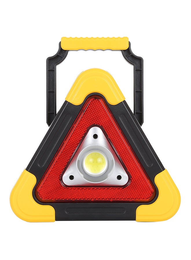 Multi-Function Portable Triangle Shape Red Light Cob LED Work Light Multicolour 19*18*5cm