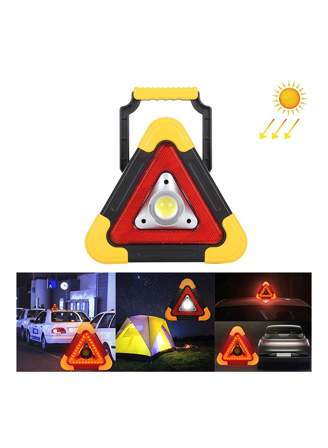 Multi-Function Portable Triangle Shape Red Light Cob LED Work Light Multicolour 19*18*5cm
