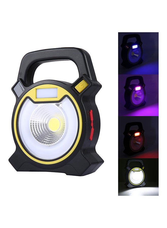 LED Work Lights Rechargeable Hand-Held Camping Lamp With Warning Function Multicolour 19*14*6cm