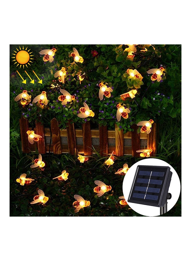 Bee Solar Powered Decorative String Light Multicolour 23 x 10 x 8cm