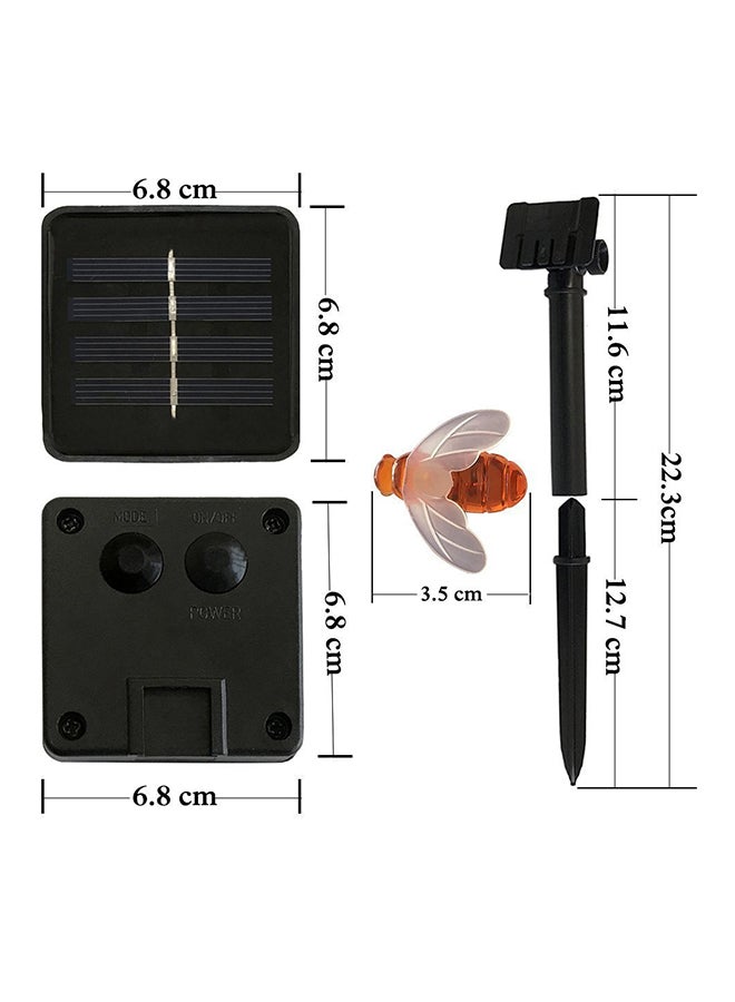 Bee Solar Powered Decorative String Light Multicolour 23 x 10 x 8cm